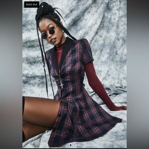 dELiA*s Plaid Dress Button Down Dress